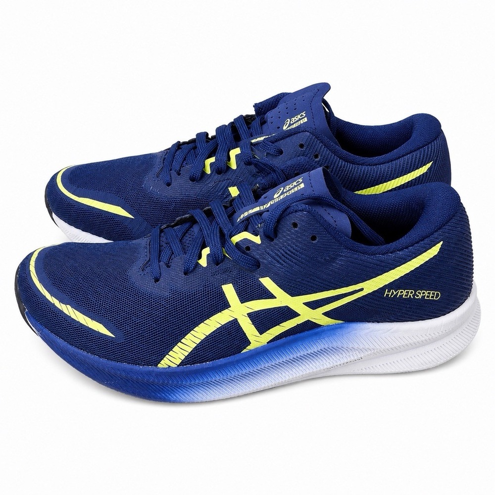 ASICS Hyper Speed 3 Deep Ocean Glow Yellow 1012B517 Women's Size 7.5 Running